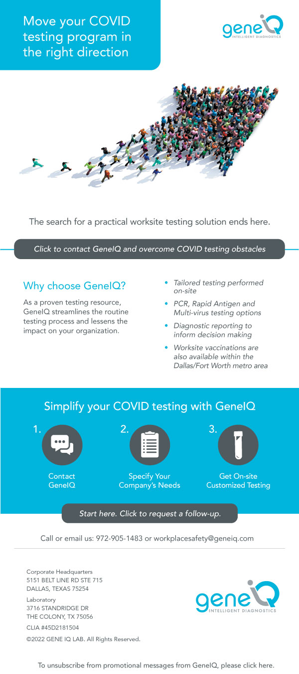 GeneIQ pharmaceutical email blast