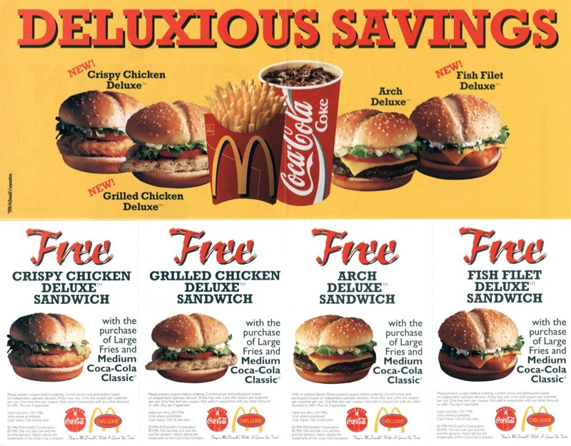 mcdonalds pop coupon design