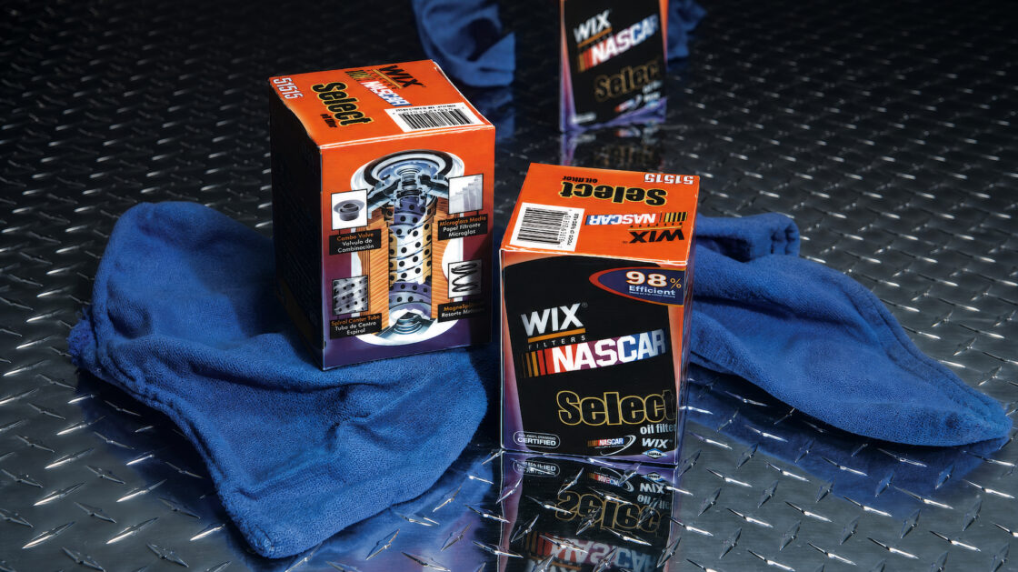 NASCAR Oil Filter Packaging