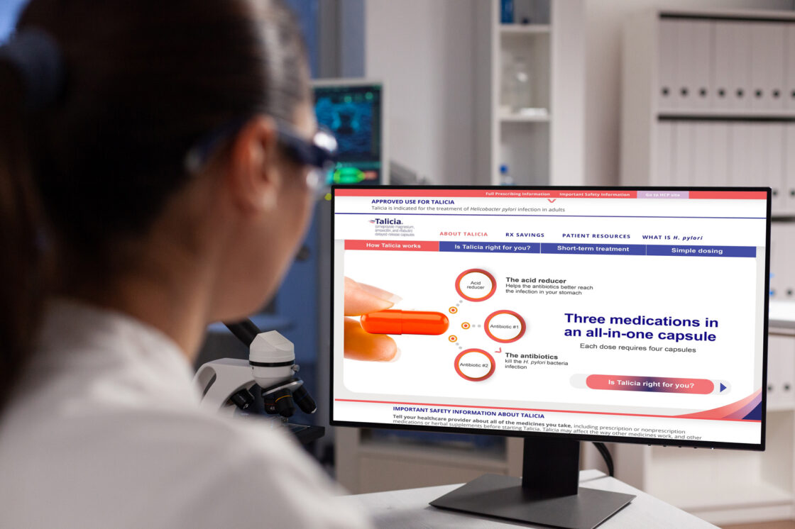 Talicia Website, Digital & Patient Engagement Solutions